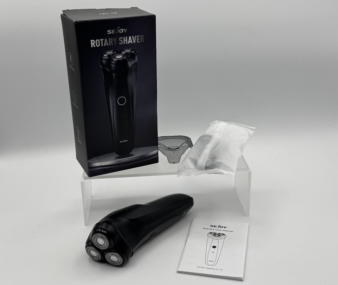 SEJOY Victor 3 Head Rotary Electric Shaver Rechargeable Type-C for Men Face,NIB