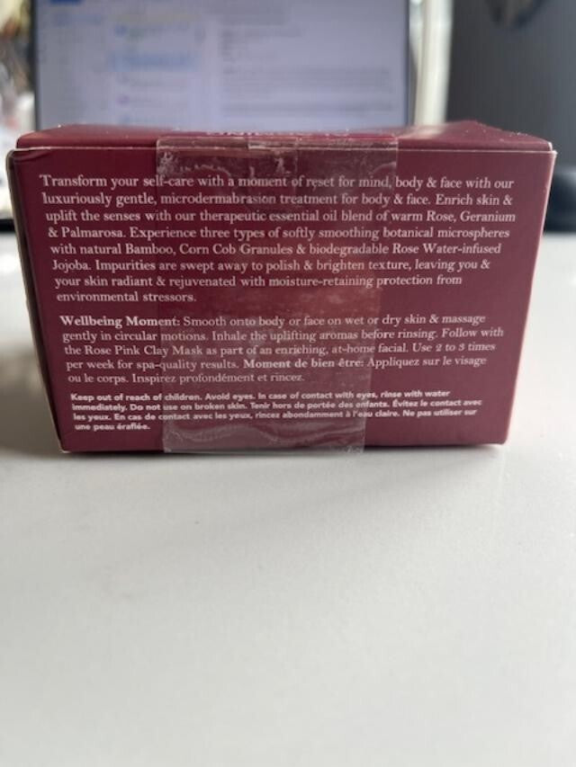 Aromatherapy Associates London Rose Triple Exfoliator Body & Face Microderma NIB