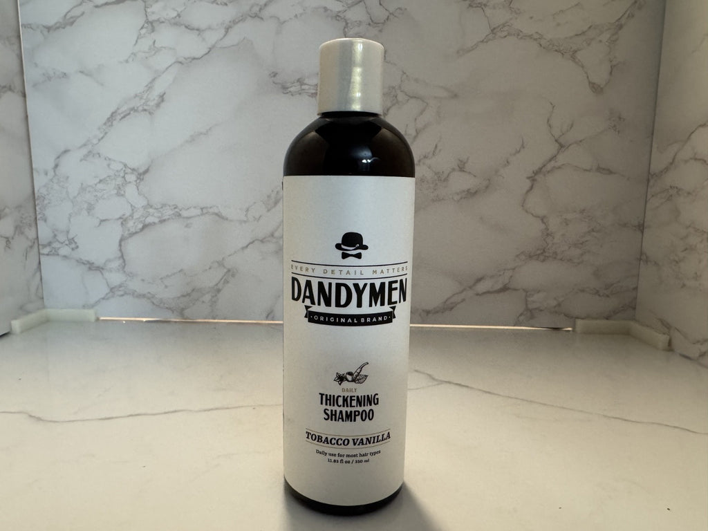 Dandymen Thickening Hair Shampoo 11.83 oz, Tobacco Vanilla, New