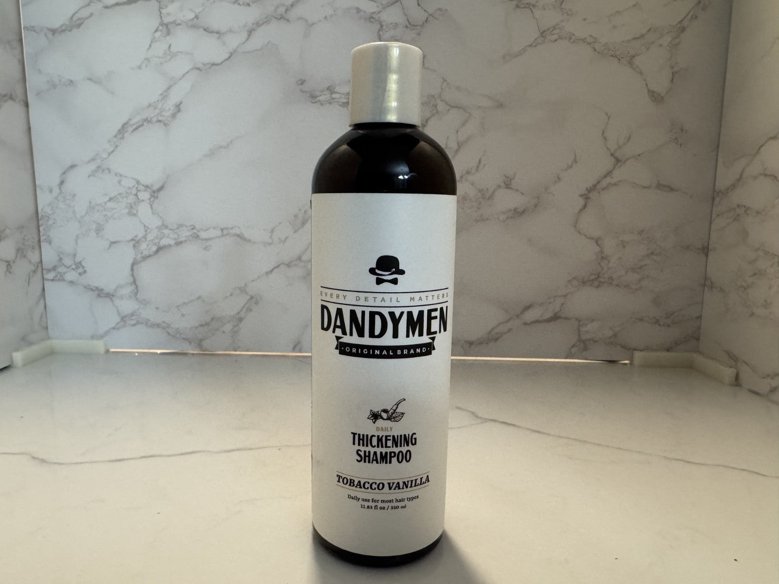 Dandymen Thickening Hair Shampoo 11.83 oz, Tobacco Vanilla, New