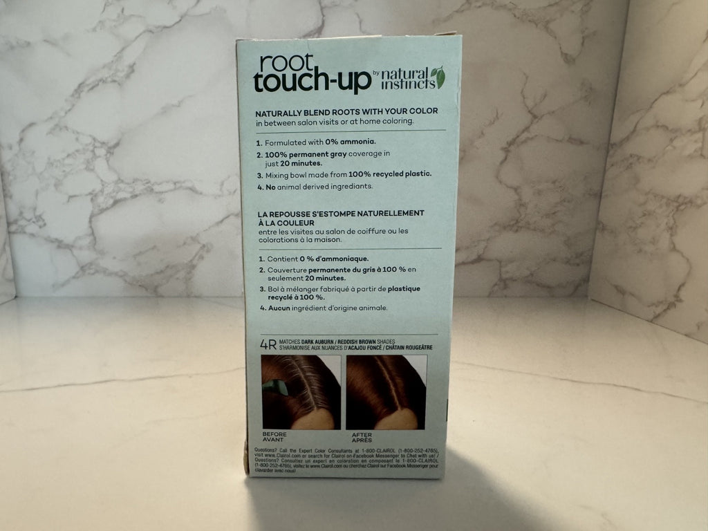 Clairol Nice n Easy root touch up 4R Dark Reddish Brown by Natural Instincts NEW