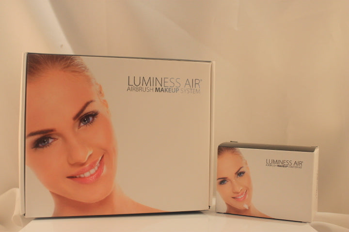 Luminess Air Airbrush Makeup Legend Aqua System&Pink Tip No Drip Stylus 7pc Deep