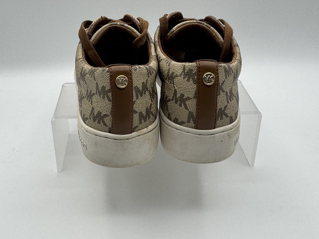 Michael Kors Signature Women's Keaton Lace Up Shoe Tan/Brown Size 6M, Pre-owned