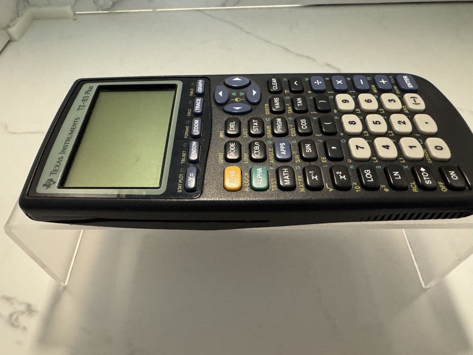 Texas Instruments TI-83 Plus Graphing Calculator with Cover Case, Tested Working