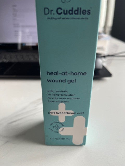 DR CUDDLES heal-at-home Wound Gel Care Pets Dogs & Cats 8oz 09/26 Non Toxic NIB