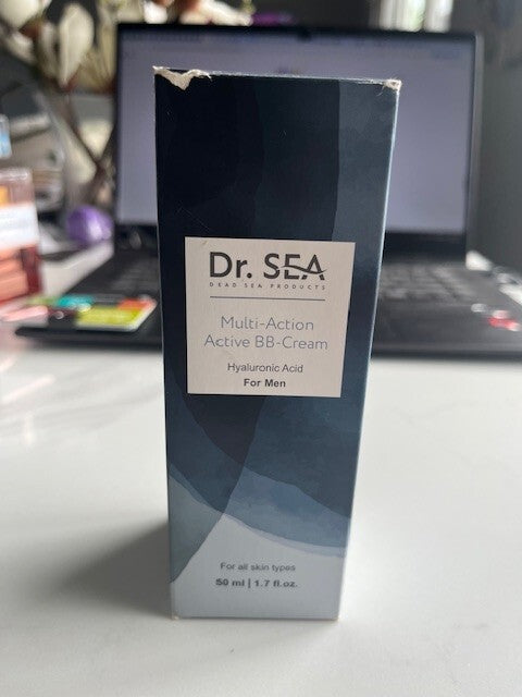 Dr. Sea Dead Sea Products, Men Multi Action BB Cream Skin Face Matte Finish NIB