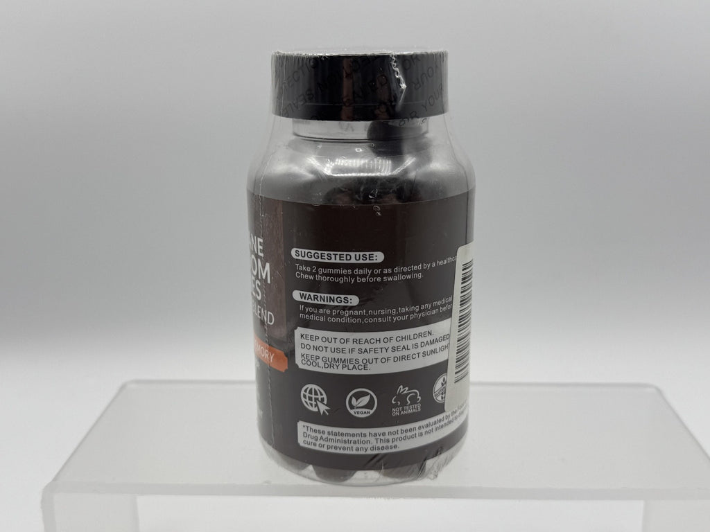 Alpha01 Lion's Mane Mushroom Gummies, 10 Mushroom Blend, 90 caps. New Sealed