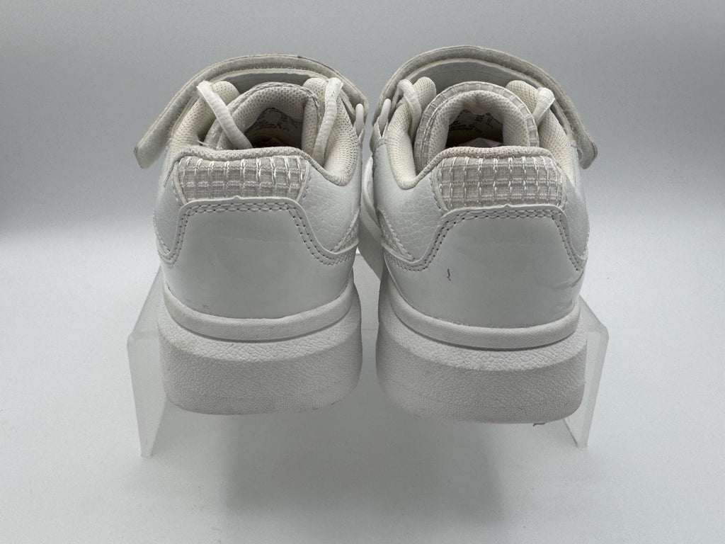 AND1 White Platform Court Big Girls Sneakers Shoes Size 13 Kids, White, Pre-own