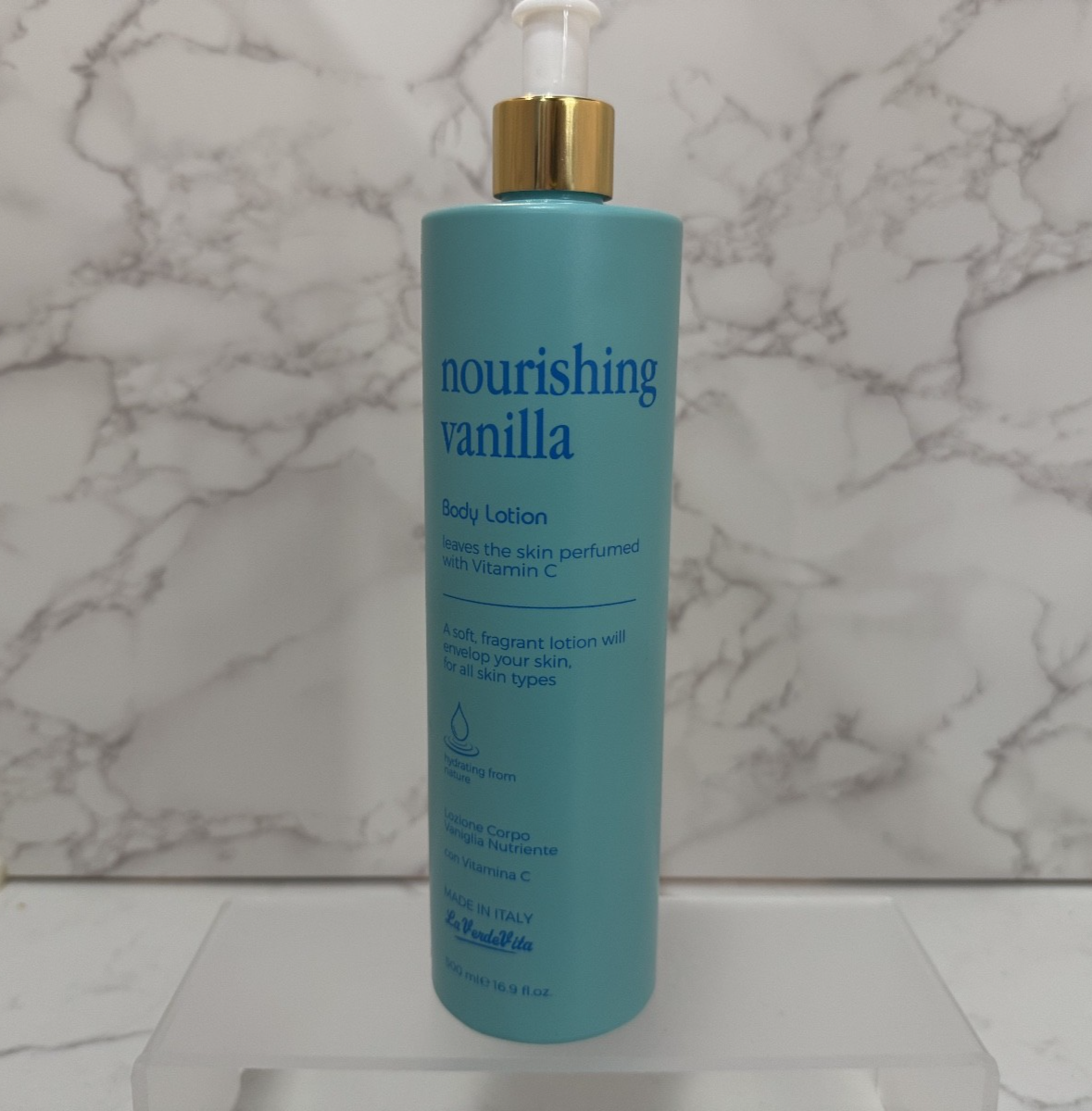 La Verde Vita Nourishing Vanilla Body Lotion with Vitamin C - 16.9oz New